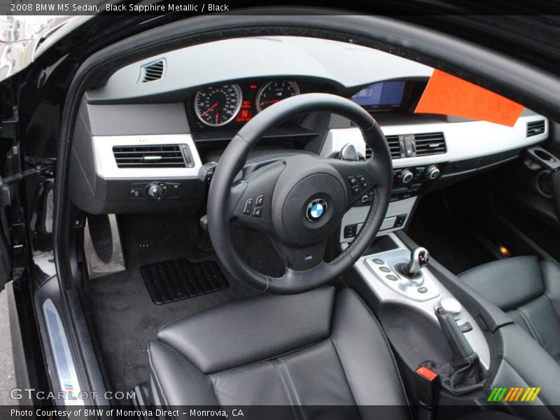 Black Sapphire Metallic / Black 2008 BMW M5 Sedan