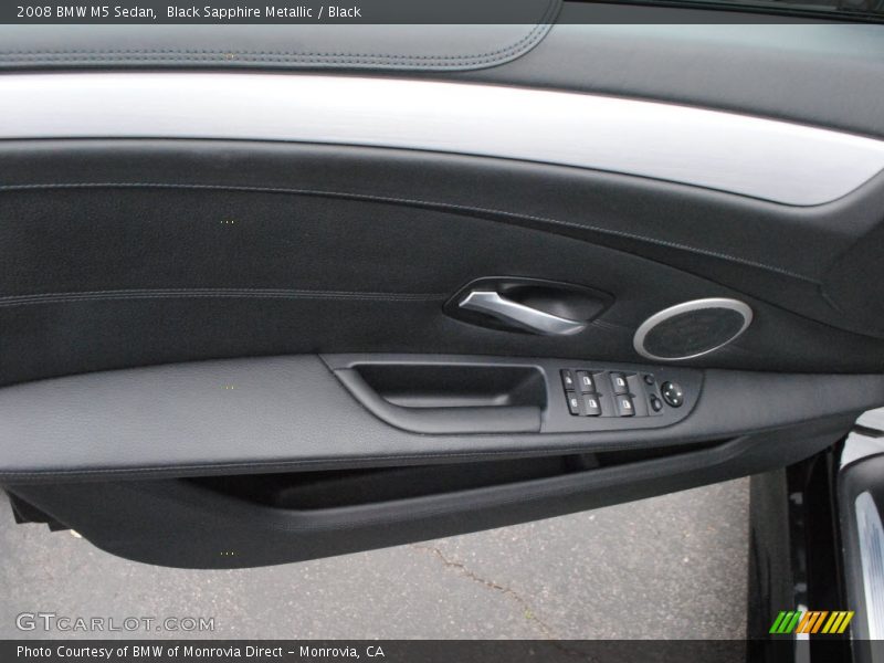 Black Sapphire Metallic / Black 2008 BMW M5 Sedan