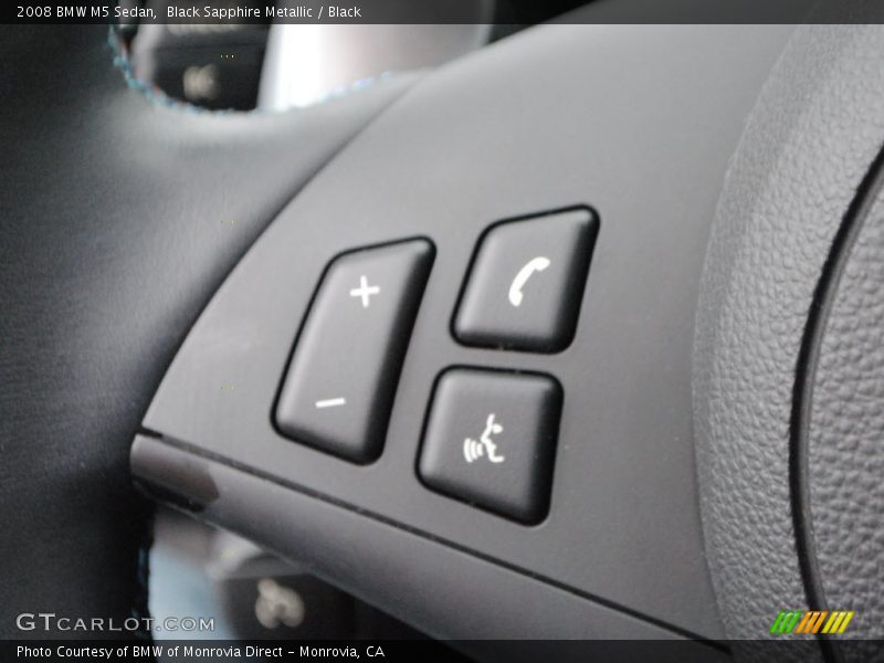 Black Sapphire Metallic / Black 2008 BMW M5 Sedan