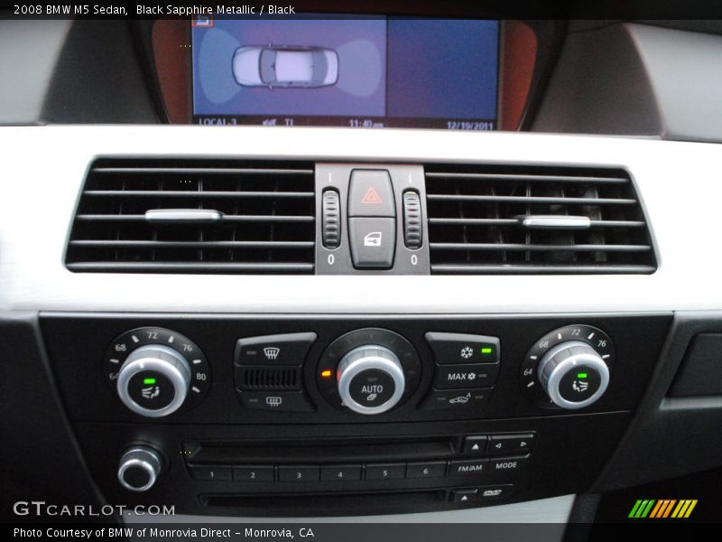 Controls of 2008 M5 Sedan