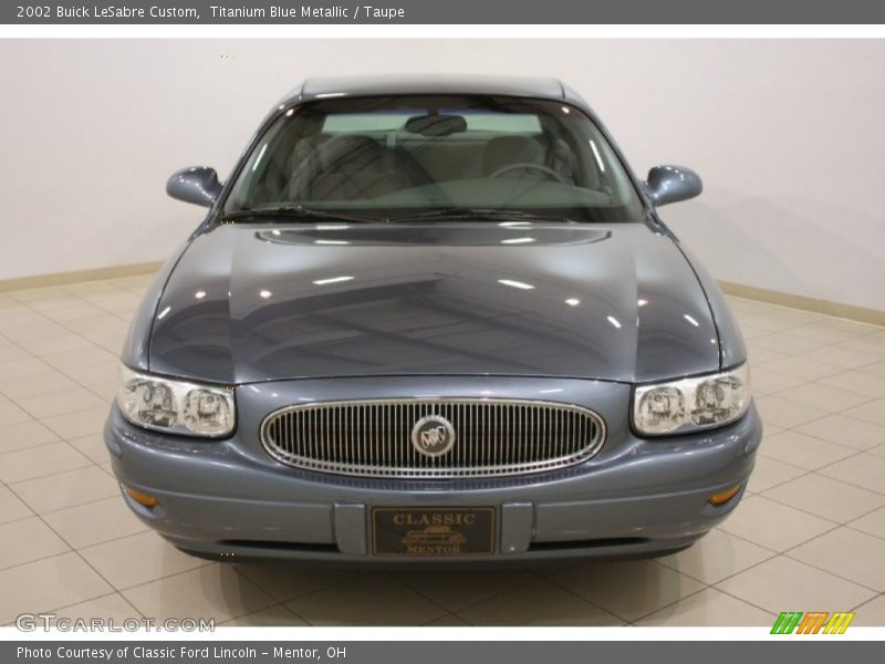 Titanium Blue Metallic / Taupe 2002 Buick LeSabre Custom