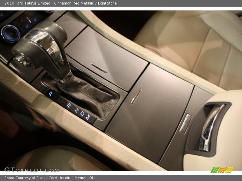Cinnamon Red Metallic / Light Stone 2010 Ford Taurus Limited