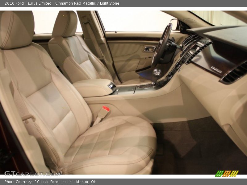 Cinnamon Red Metallic / Light Stone 2010 Ford Taurus Limited