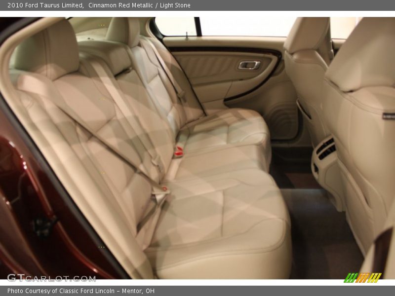 Cinnamon Red Metallic / Light Stone 2010 Ford Taurus Limited