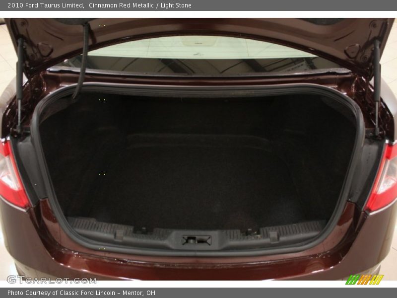 Cinnamon Red Metallic / Light Stone 2010 Ford Taurus Limited