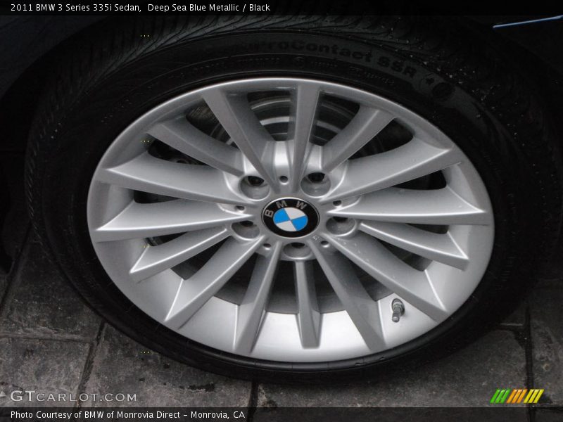 Deep Sea Blue Metallic / Black 2011 BMW 3 Series 335i Sedan