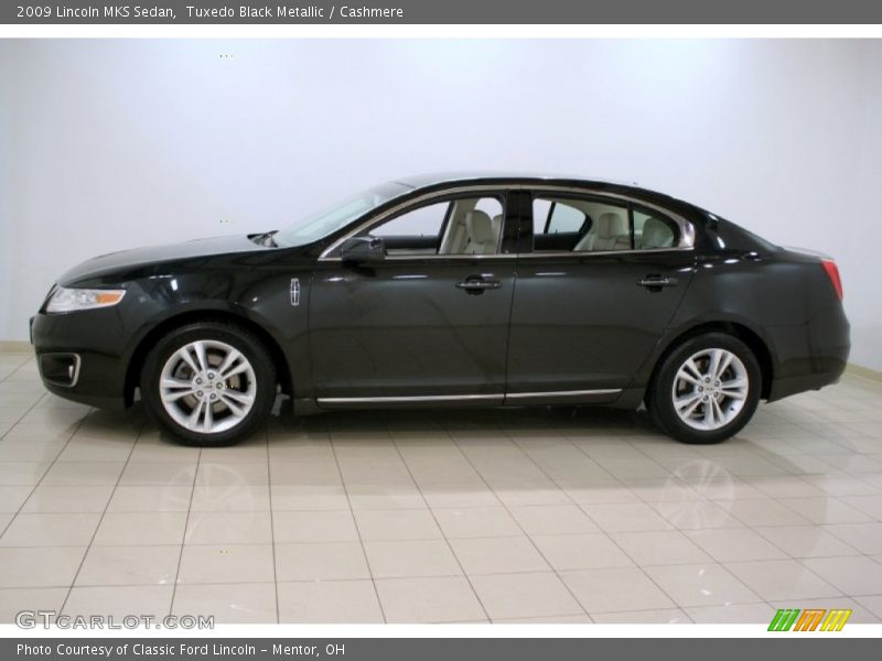 Tuxedo Black Metallic / Cashmere 2009 Lincoln MKS Sedan