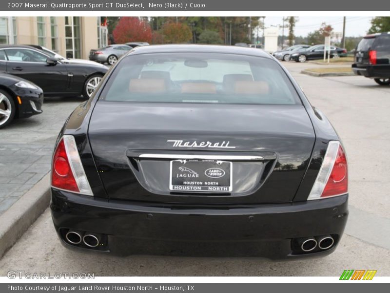 Nero (Black) / Cuoio 2007 Maserati Quattroporte Sport GT DuoSelect