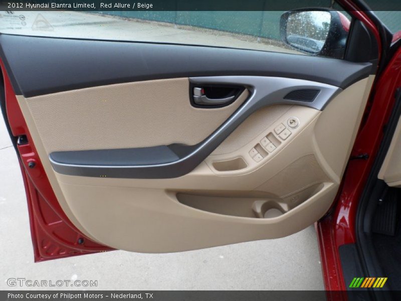 Door Panel of 2012 Elantra Limited