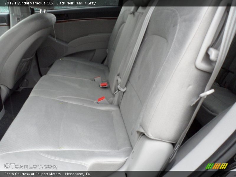 Black Noir Pearl / Gray 2012 Hyundai Veracruz GLS