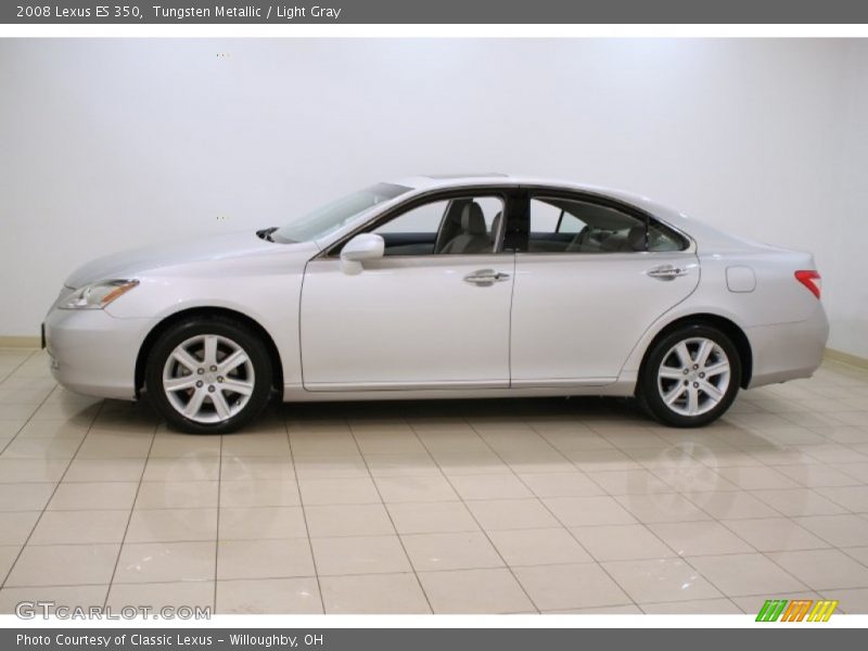 Tungsten Metallic / Light Gray 2008 Lexus ES 350