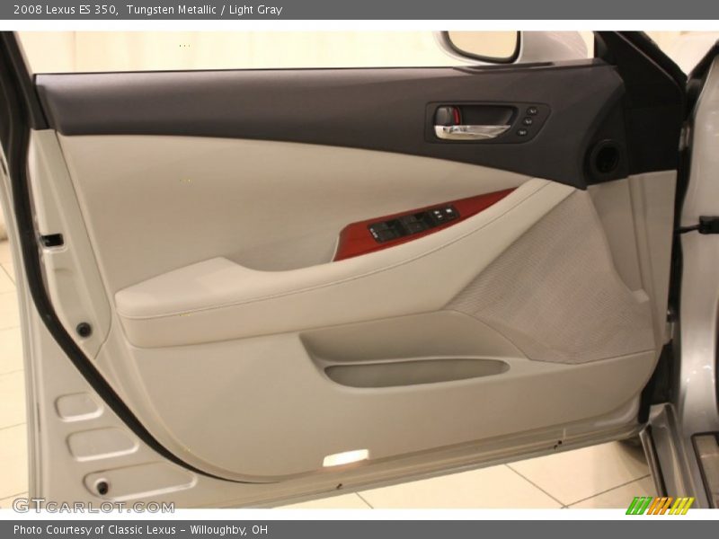 Tungsten Metallic / Light Gray 2008 Lexus ES 350