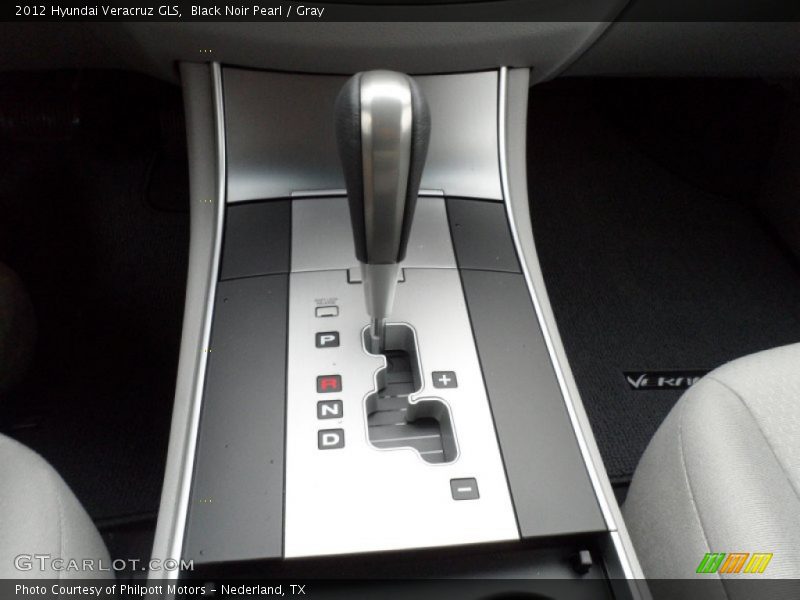 Black Noir Pearl / Gray 2012 Hyundai Veracruz GLS