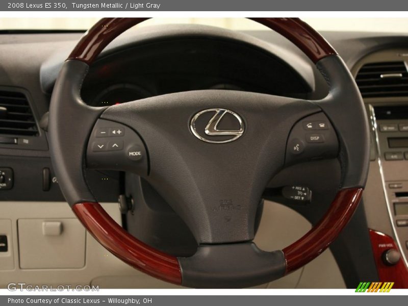 Tungsten Metallic / Light Gray 2008 Lexus ES 350