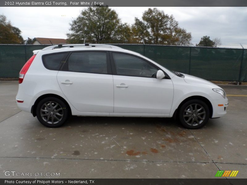 Polar White / Beige 2012 Hyundai Elantra GLS Touring