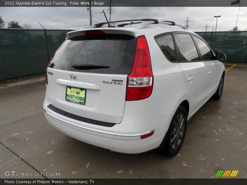Polar White / Beige 2012 Hyundai Elantra GLS Touring