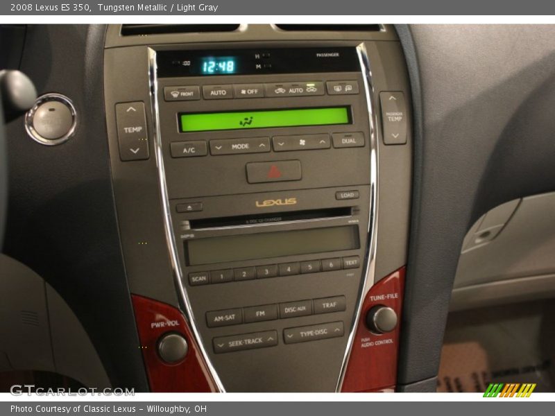 Tungsten Metallic / Light Gray 2008 Lexus ES 350