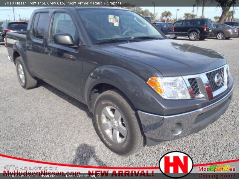 Night Armor Metallic / Graphite 2010 Nissan Frontier SE Crew Cab