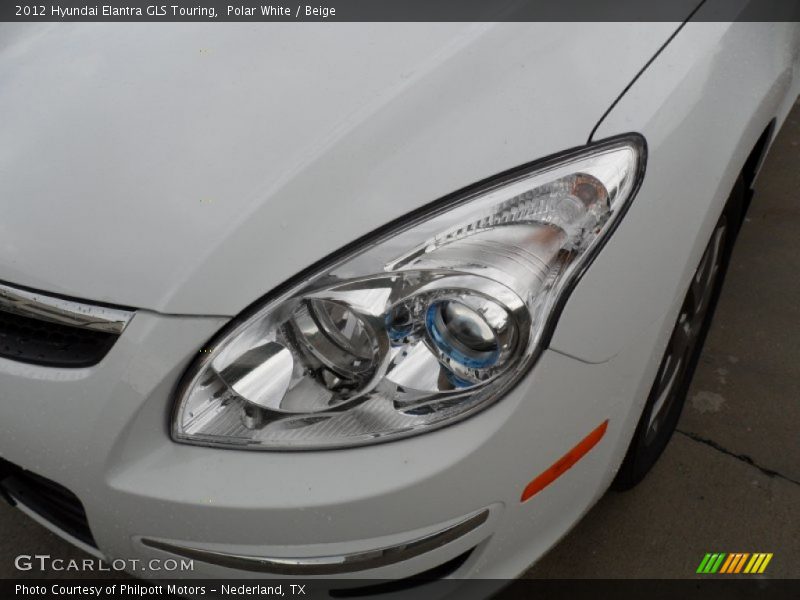 Polar White / Beige 2012 Hyundai Elantra GLS Touring