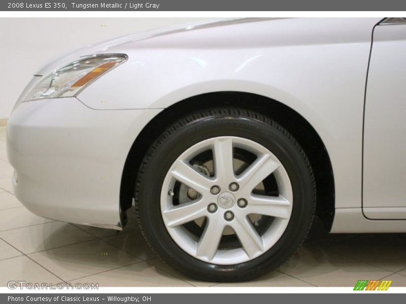 Tungsten Metallic / Light Gray 2008 Lexus ES 350
