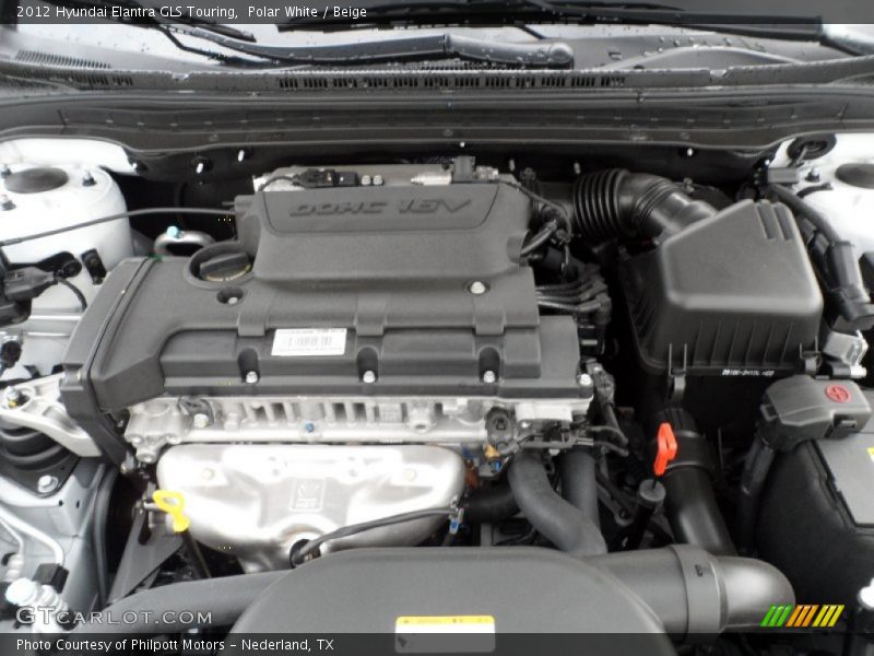  2012 Elantra GLS Touring Engine - 2.0 Liter DOHC 16-Valve D-CVVT 4 Cylinder