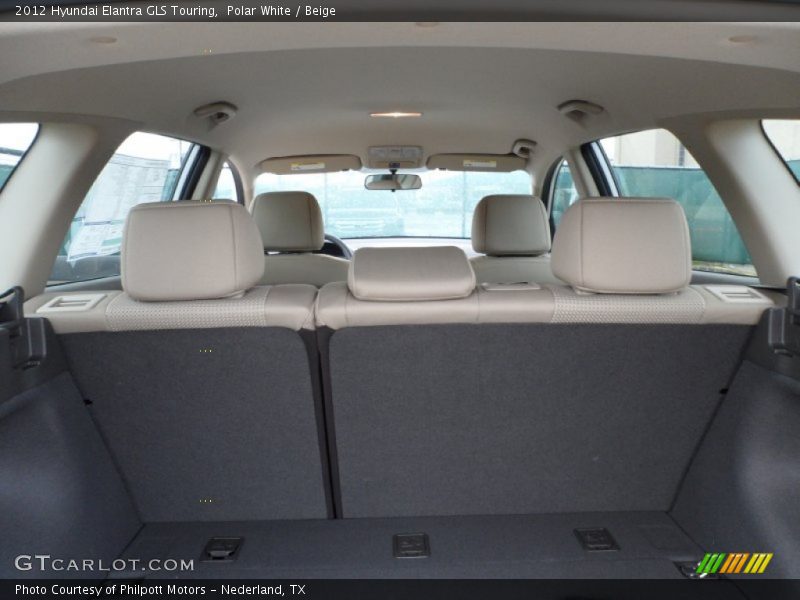 Polar White / Beige 2012 Hyundai Elantra GLS Touring