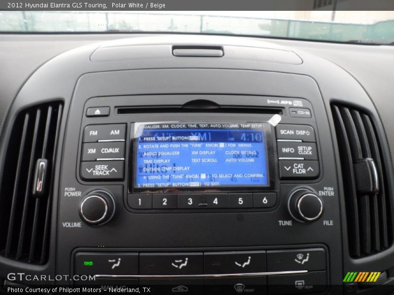 Polar White / Beige 2012 Hyundai Elantra GLS Touring