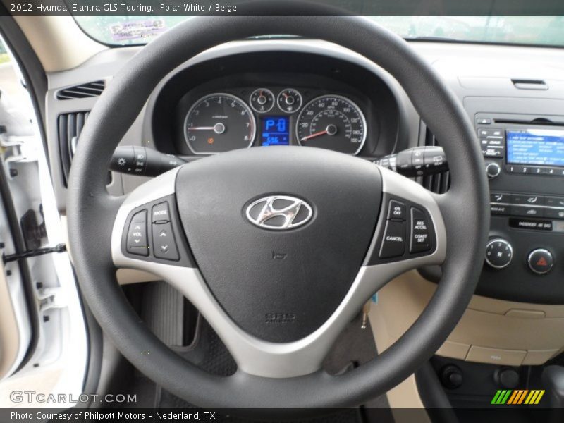  2012 Elantra GLS Touring Steering Wheel