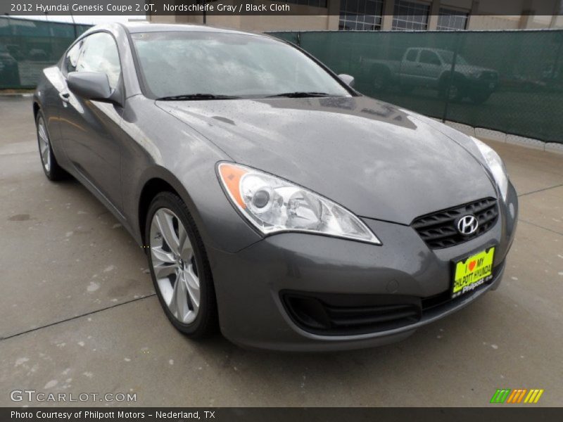 Nordschleife Gray / Black Cloth 2012 Hyundai Genesis Coupe 2.0T