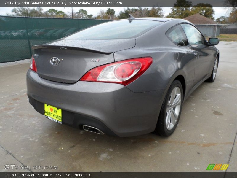 Nordschleife Gray / Black Cloth 2012 Hyundai Genesis Coupe 2.0T