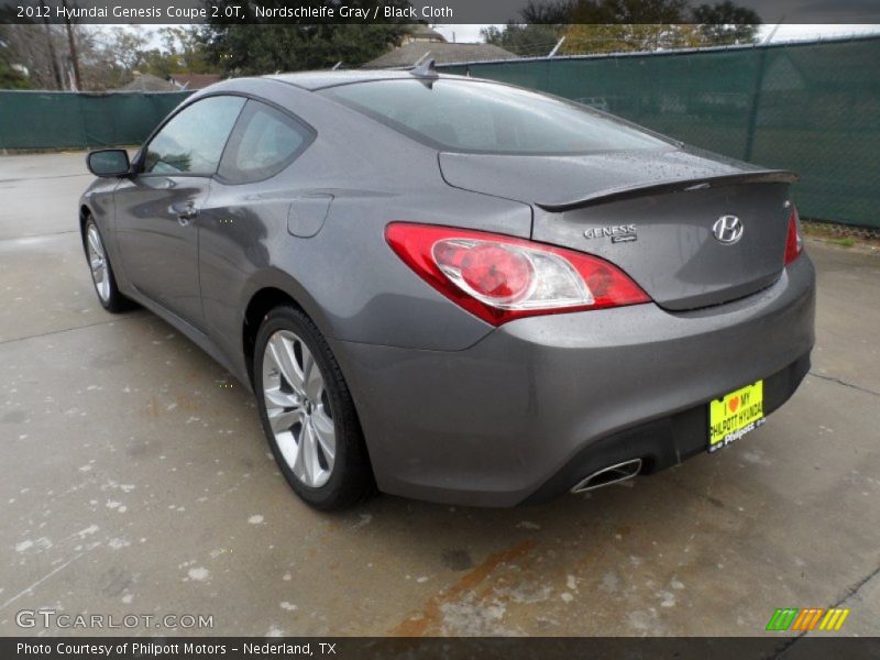 Nordschleife Gray / Black Cloth 2012 Hyundai Genesis Coupe 2.0T