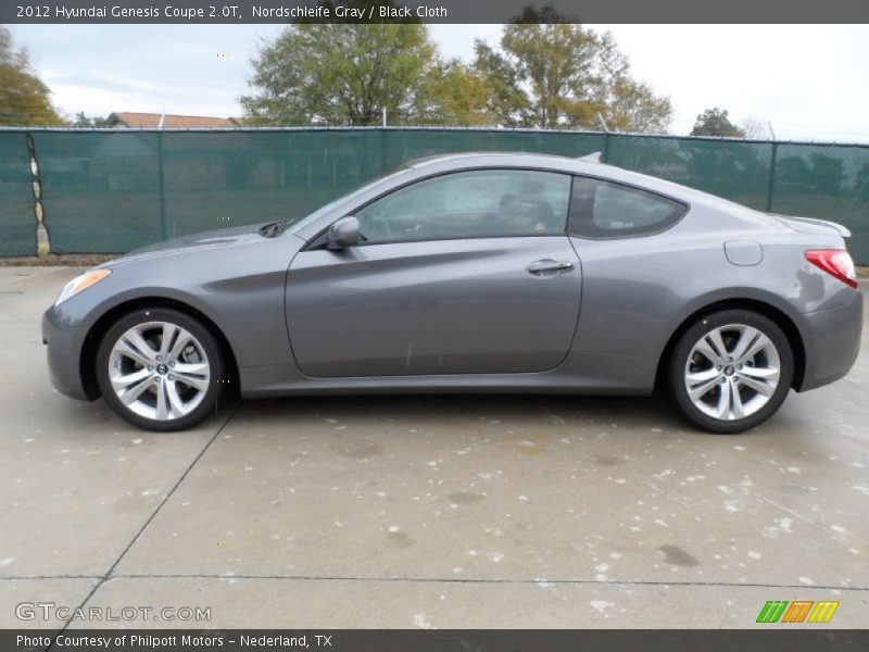 Nordschleife Gray / Black Cloth 2012 Hyundai Genesis Coupe 2.0T