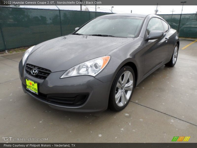 Nordschleife Gray / Black Cloth 2012 Hyundai Genesis Coupe 2.0T