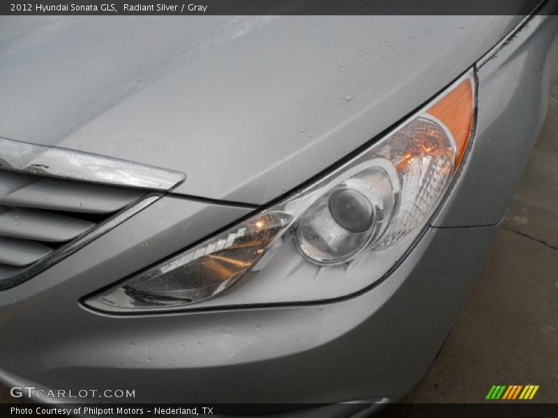 Radiant Silver / Gray 2012 Hyundai Sonata GLS