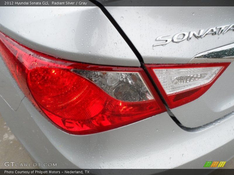 Radiant Silver / Gray 2012 Hyundai Sonata GLS
