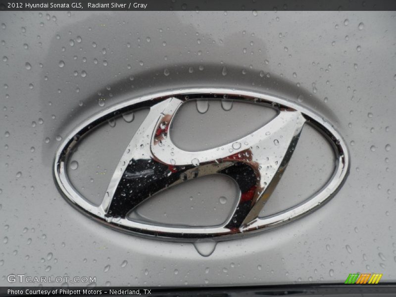 Radiant Silver / Gray 2012 Hyundai Sonata GLS