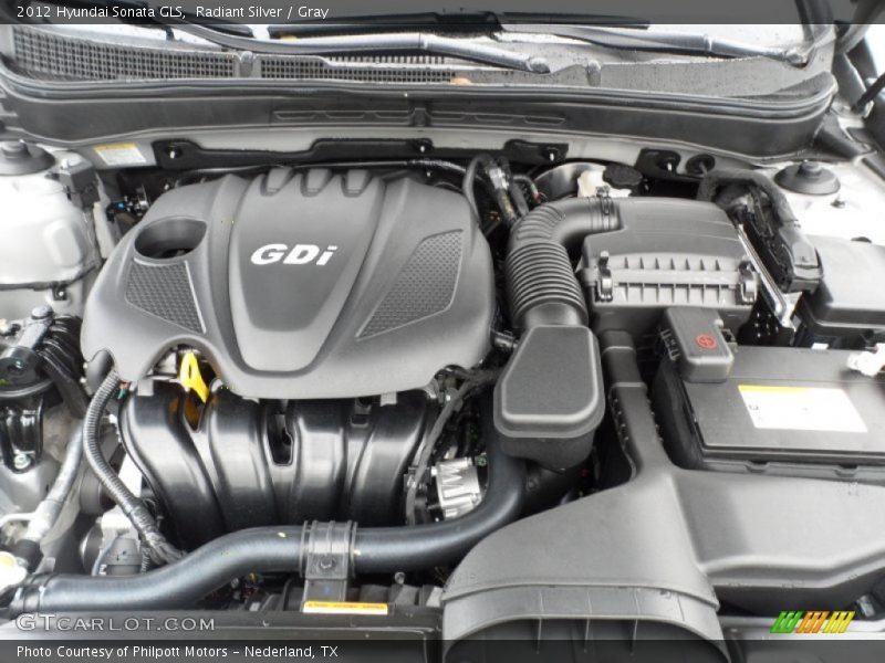Radiant Silver / Gray 2012 Hyundai Sonata GLS