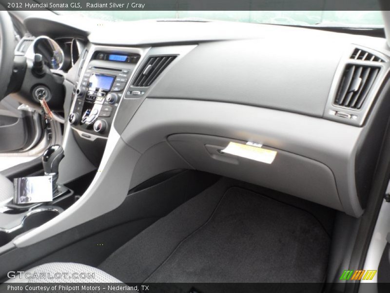 Radiant Silver / Gray 2012 Hyundai Sonata GLS