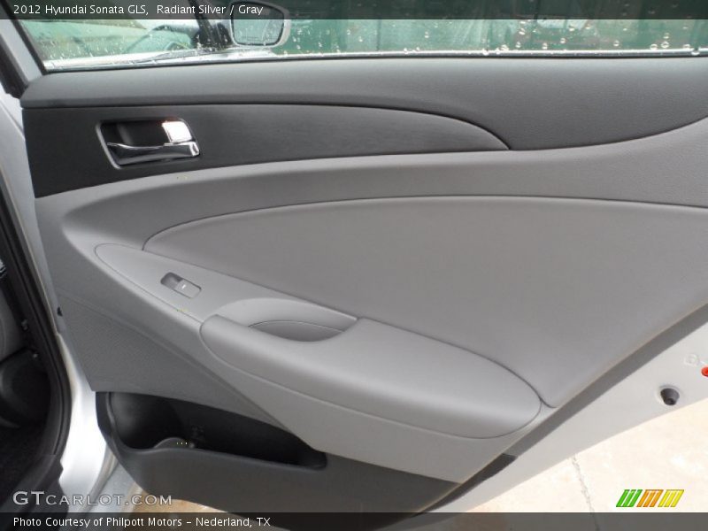 Radiant Silver / Gray 2012 Hyundai Sonata GLS