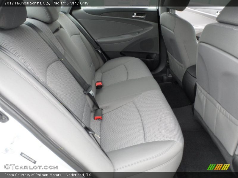 Radiant Silver / Gray 2012 Hyundai Sonata GLS