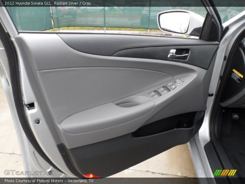 Radiant Silver / Gray 2012 Hyundai Sonata GLS