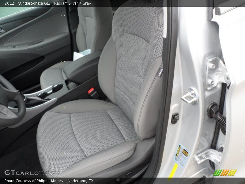 Radiant Silver / Gray 2012 Hyundai Sonata GLS