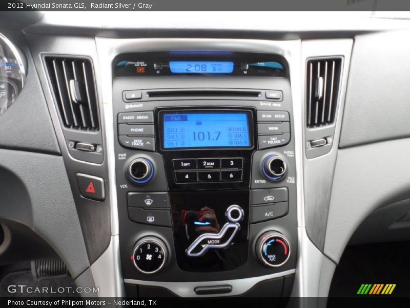 Radiant Silver / Gray 2012 Hyundai Sonata GLS