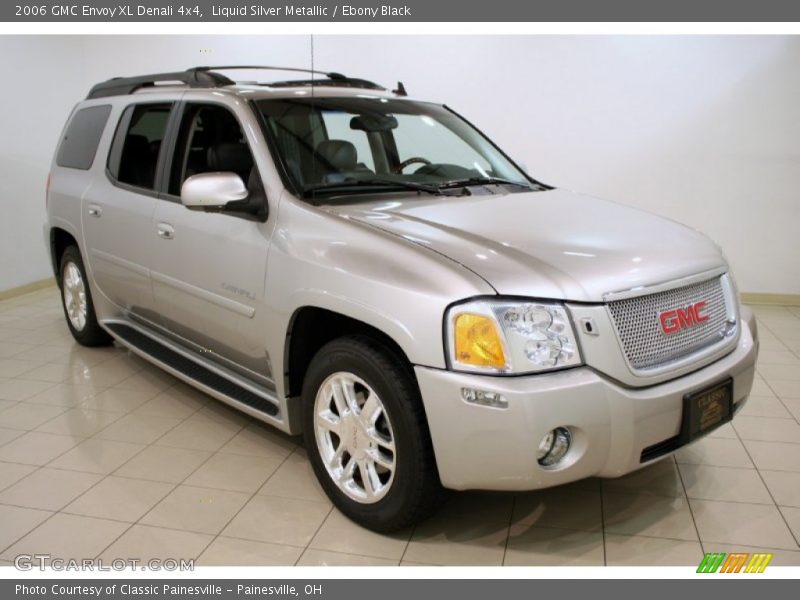 Liquid Silver Metallic / Ebony Black 2006 GMC Envoy XL Denali 4x4