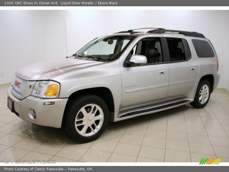 Liquid Silver Metallic / Ebony Black 2006 GMC Envoy XL Denali 4x4