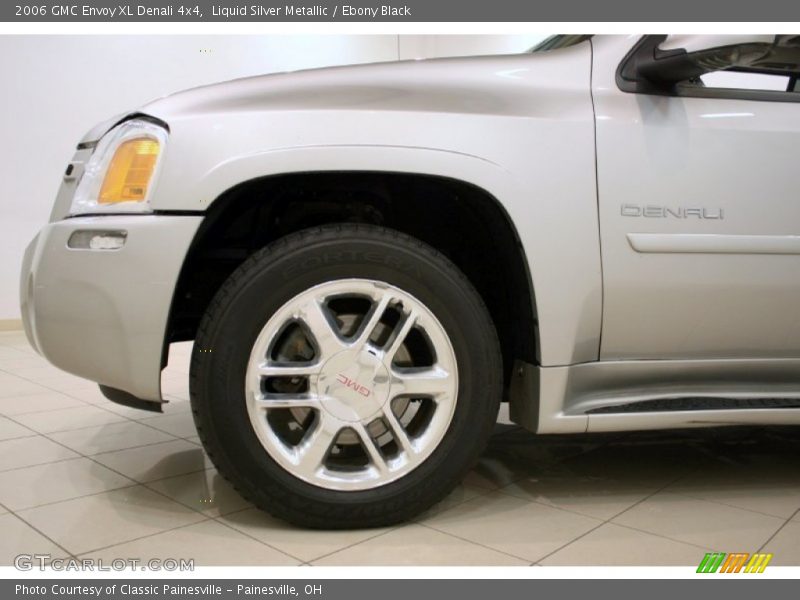 Liquid Silver Metallic / Ebony Black 2006 GMC Envoy XL Denali 4x4