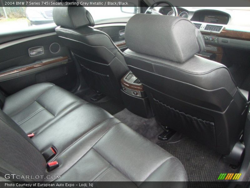 Sterling Grey Metallic / Black/Black 2004 BMW 7 Series 745i Sedan