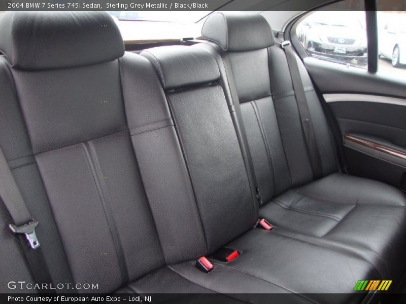 Sterling Grey Metallic / Black/Black 2004 BMW 7 Series 745i Sedan