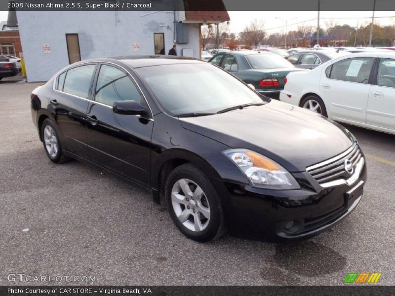 Super Black / Charcoal 2008 Nissan Altima 2.5 S