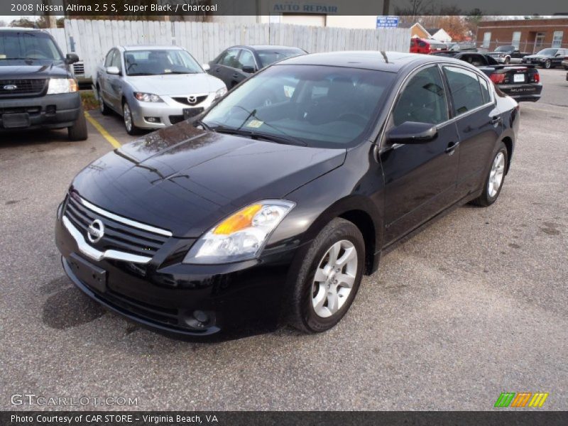Super Black / Charcoal 2008 Nissan Altima 2.5 S